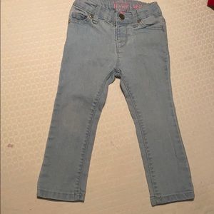 Children’s Place light wash skinny toddler jeans